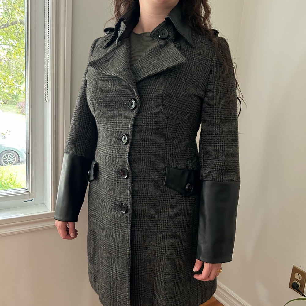 🧥 Arte Pelle Wool Coat – Size M – NWT